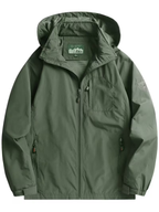 Veste utilitaire à capuche pour homme